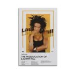 Poster de l’album The Miseducation of Lauryn Hill- Décoration murale d’intérieur – Décoration de bar, restaurant – Affiche esthétique – 30 x 45 cm – Sans cadre