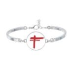 Bracelet Cabochon Acier Indochine