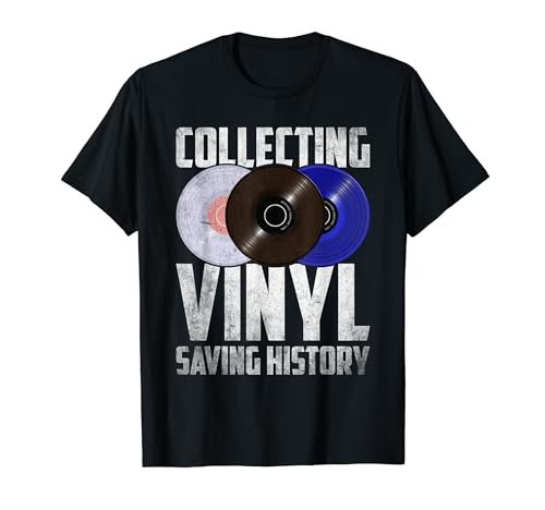 Vinyl Record Collector LP Collector Vinyl Lover T-Shirt