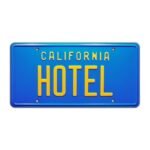 The Eagles | Hotel California | Metal Stamped License Plate