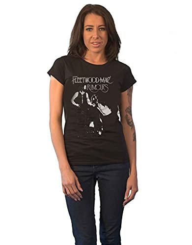 Fleetwood Mac Ladies Tee: Rumours – X-Large – Black