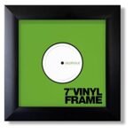 Glorious Vinyl Frame Set 7″ Black – 3x cadres de couverture en vinyle pour disques 7 », Montage et échange faciles de vos couvertures en vinyle, noir