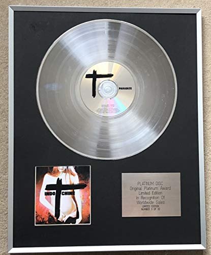 Century Music Awards – Indochine – Disque CD platine édition limitée – PARADIZE