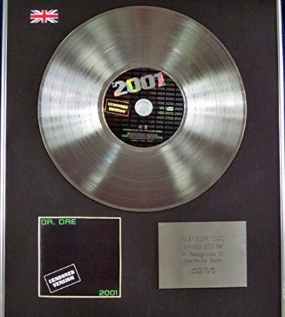 Century Music Awards DR DRE – Édition limitée CD Platine Disc – 2001