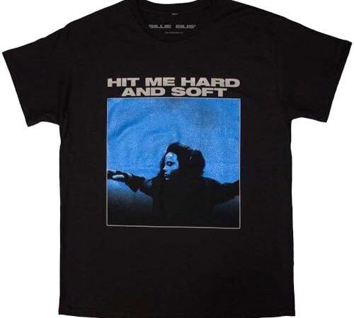 Billie Eilish Hit Me Hard and Soft Tracklist T Shirt Size M