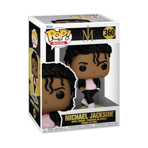 Funko Pop ! Rocks : Michael Jackson (Billie Jean) – Figurine en Vinyle à Collectionner – Marchandise Officielle – Jouets pour Enfants et Adultes – Modèle réduit pour collectionneurs et présentoirs