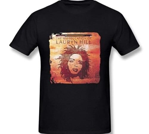 The Miseducation of Lauryn Hill T-Shirt Man’s Fashion Black Unisex Tees 3XL