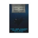 LYZYYW Billie Eilish Hit Me Hard And SoftCanvas Art Album d&rsquo;art hip-hop peinture sur toile pour album de peinture à l&rsquo;huile décorer la maison ou le bureau 20 x 30 cm sans cadre-style-38