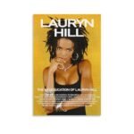 DAXXIN Lauryn Hill The Miseducation of Lauryn Hill Poster sur toile pour décoration murale de salon, chambre à coucher, style sans cadre, 40 x 60 cm