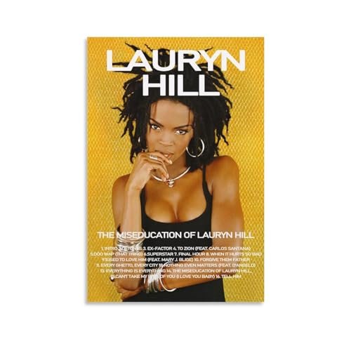 DAXXIN Lauryn Hill The Miseducation of Lauryn Hill Poster sur toile pour décoration murale de salon, chambre à coucher, style sans cadre, 40 x 60 cm