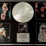 LADY GAGA/GIGANTIC CD PLATINUM DISC/RECORD & PHOTO DISPLAY/LTD. EDITION/BORN THIS WAY