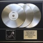 LADY GAGA / 3 X DISQUE DE PLATINE AFFICHAGE CD RECORD / LTD. ÉDITION/COA/ BORN THIS WAY