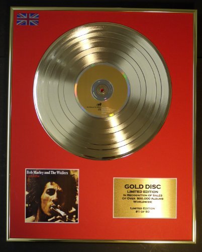 BOB MARLEY & THE WAILERS/EDITION LIMITEE/CADRE DISQUE D’OR CD ET VINYLE/CATCH A FIRE