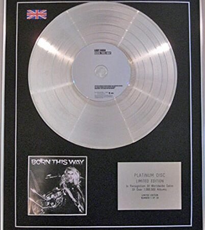 Lady Gaga – Édition limitée CD platine – Born This Way