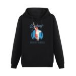 KESIHANXIANGUO Supertramp Breakfast in America Unisex Hooded Printed Pullover Hoodies Mens Black Sweatshirts S