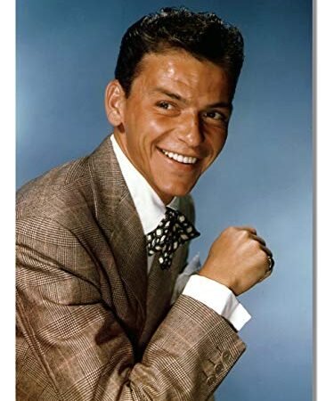 Frank Sinatra Poster sans cadre A3 American Jazz Swing Singer Smile Music Star Hansome Man Suit Photo