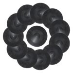 Koolenry 12 Pièces de Décoration de Disques Vinyles 12 Pouces, Faux Disques Vinyles, Décorations Murales Esthétiques pour Maison, Studio, Chambre