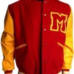 Fashion_First Michael Jackson Thriller M Veste pour homme avec logo Varsity Letterman, multicolore, L