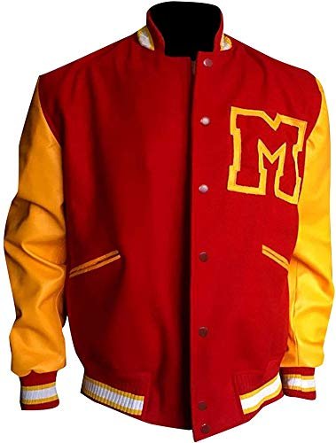 Fashion_First Michael Jackson Thriller M Veste pour homme avec logo Varsity Letterman, multicolore, L
