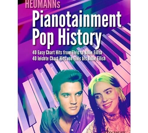 Pianotainment pop history – 40 easy chart hits from elvis to billie eilish. piano. recueil de chanso