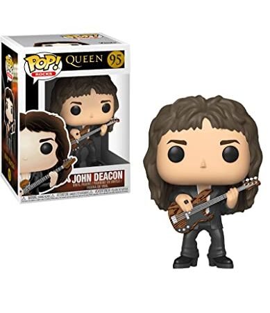 Funko Pop! Vinyl: Rocks: Queen: John Deacon – Figurine en Vinyle à Collectionner – Idée de Cadeau – Produits Officiels – Jouets pour Les Enfants et Adultes – Music Fans