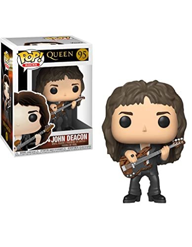 Funko Pop! Vinyl: Rocks: Queen: John Deacon – Figurine en Vinyle à Collectionner – Idée de Cadeau – Produits Officiels – Jouets pour Les Enfants et Adultes – Music Fans
