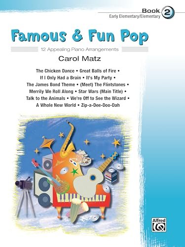 Famous & Fun Pop Book 2 — Piano – Matz, Carol — Alfred Publishing