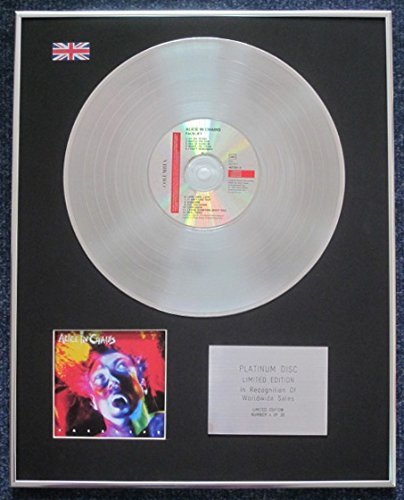 Century Presentations Alice In Chains Disque de platine en édition limitée