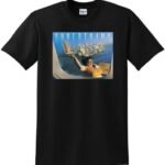 XIONGSHI Supertramp T Shirt Breakfast in America Vinyl CD Cover Black Black Size S