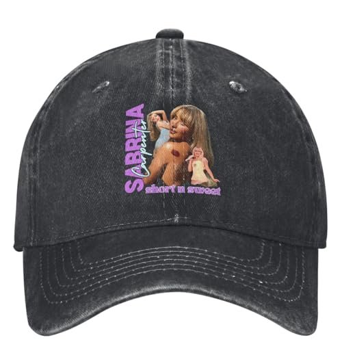 Casquette de Baseball Sabrina Carpenter Album Short N&rsquo; Sweet Protection Solaire Hip Hop Été Ajusté Rétro Rock