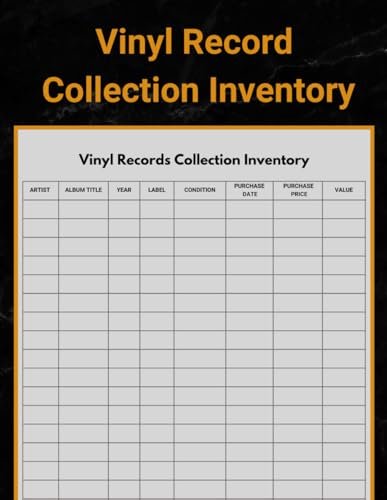 Vinyl Record Collection Inventory: Track and Review Your Vinyl Collection