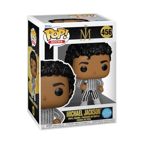 Funko Pop! Rocks: Michael Jackson – Rock with You – Pailleté – Figurine en Vinyle à Collectionner – Idée de Cadeau – Produits Officiels – Music Fans