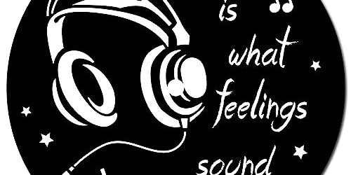 CREATCABIN Vintage Decor Records Décoration Murale Signes Hippie 1950s Décor Collage Affichage Décoration Casque Étanche pour Indie Art Esthétique Bar Café Fête Salon Discos Musique Studio 30cm