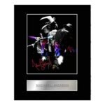 Photographie dédicacée de Michael Jackson sur support, à afficher ou à offrir