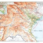 Carte Vidal Lablache 45 BIS – INDOCHINE DU NORD – 120 x 100 cm (reproduction ancienne carte scolaire) – Bâche 340 g/m²