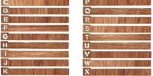 Vinyl Records Made Easy Séparateurs de rangement en bois pour un accès sans effort 26 A Z