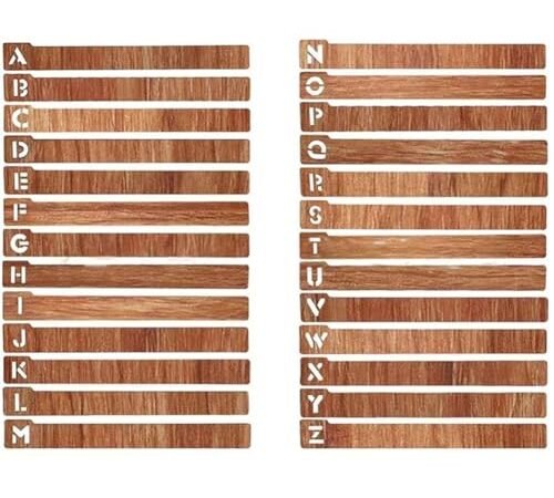 Vinyl Records Made Easy Séparateurs de rangement en bois pour un accès sans effort 26 A Z
