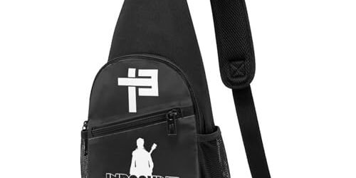 For Indochine-Rock Band Sac Bandoulière Poitrine Décontracté – Sacoche Traversée Rock Musique – Sac à Épaule Fan Groupe Français – Cadeau Unisexe Concert