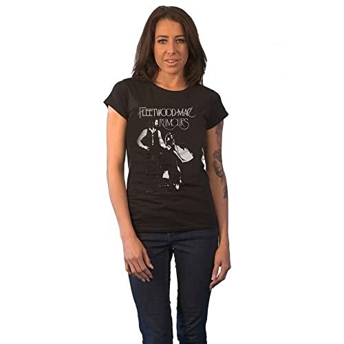 Fleetwood Mac Ladies Tee: Rumours – X-Small – Black