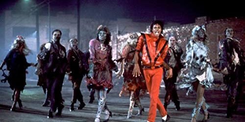 French Unicorn Poster Affiche Michael Jackson Thriller Chanteur Pop Star Celebrite