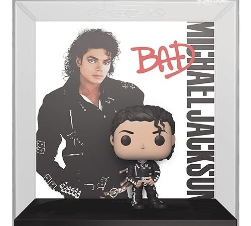 Funko Pop! Albums: Michael Jackson – Bad – Music – Figurine en Vinyle à Collectionner – Idée de Cadeau – Produits Officiels – Jouets pour Les Enfants et Adultes – Music Fans