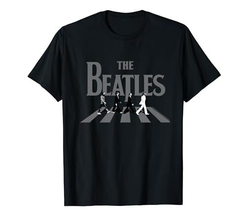 The Beatles Abbey Road Couverture d&rsquo;album en niveaux de gris T-Shirt
