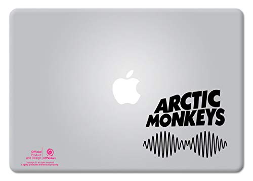 Artstickers. Autocollant pour Ordinateur Portable 15&Prime; et 17&Prime; Design Arctic Monkeys adhésif pour MacBook Pro Air Mac Portable. Couleur : Noir. Cadeau Spilart, Marque déposée.