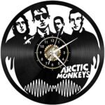 Arctic Monkeys Band Vinyl Record Horloge Murale Arctic Monkeys Cadeau pour Toute Occasion avec LED, LED