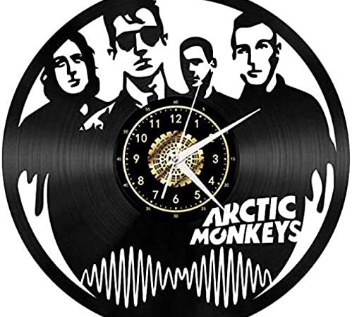 Arctic Monkeys Band Vinyl Record Horloge Murale Arctic Monkeys Cadeau pour Toute Occasion avec LED, LED
