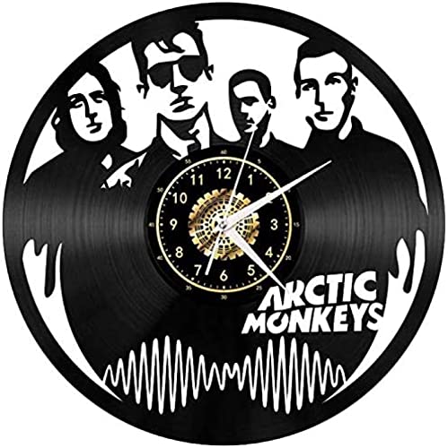 Arctic Monkeys Band Vinyl Record Horloge Murale Arctic Monkeys Cadeau pour Toute Occasion avec LED, LED