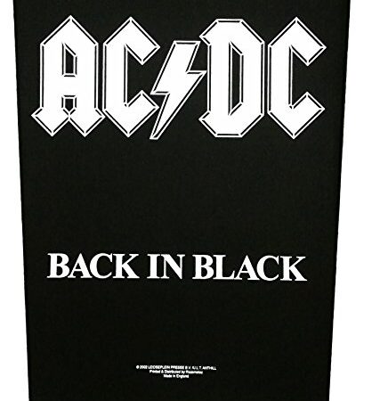 Back-Patch, Design: Back In Black by AC/DC