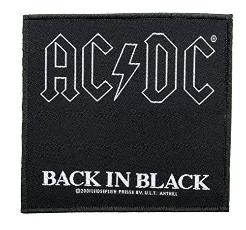 AC/dC-back in black patch à coudre tissé sP1512