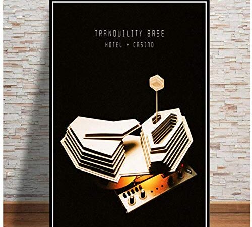 Poster et impressions Arctic Monkeys Music Band – Citation sur toile – Décoration murale – 50 x 70 cm – Sans cadre