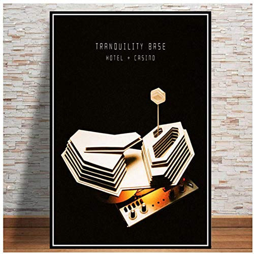 Poster et impressions Arctic Monkeys Music Band – Citation sur toile – Décoration murale – 50 x 70 cm – Sans cadre